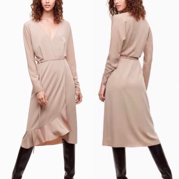 SOLD Wilfred Josie Wrap Dress - Picture 1 of 3